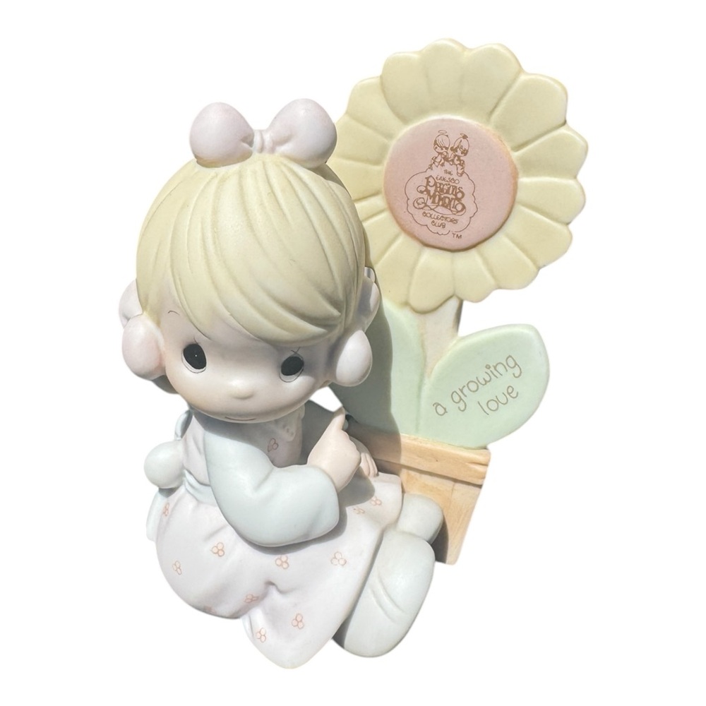 Vintage 1988 Precious Moments Symbol of Membership 'A Growing Love' E-0008 w Box